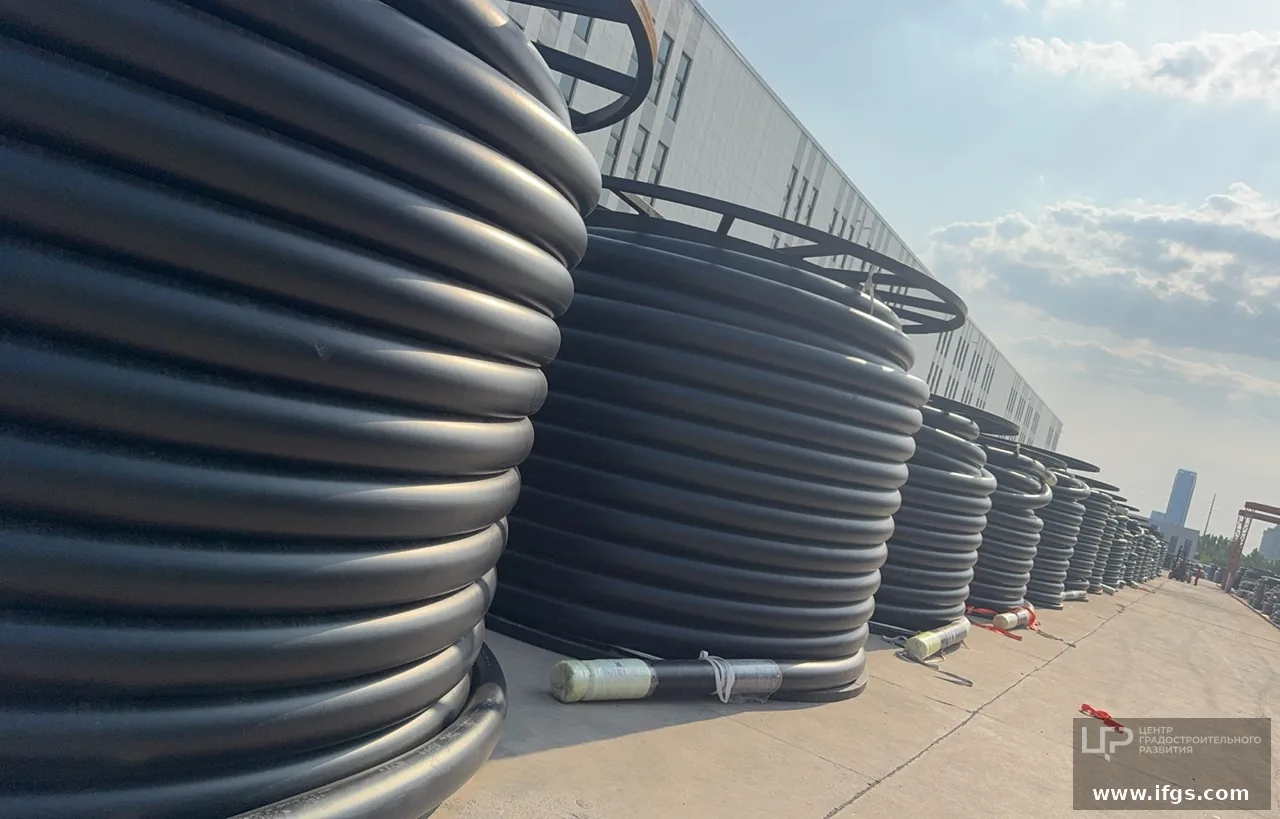 Black API 15S RTP reels staged in the yard